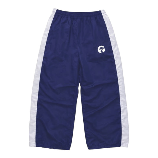 ESSENTIAL NYLON SWEATS-NAVY BLUE