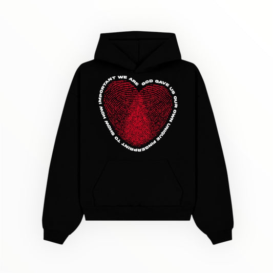UNIQUE FINGERPRINT HOODIE