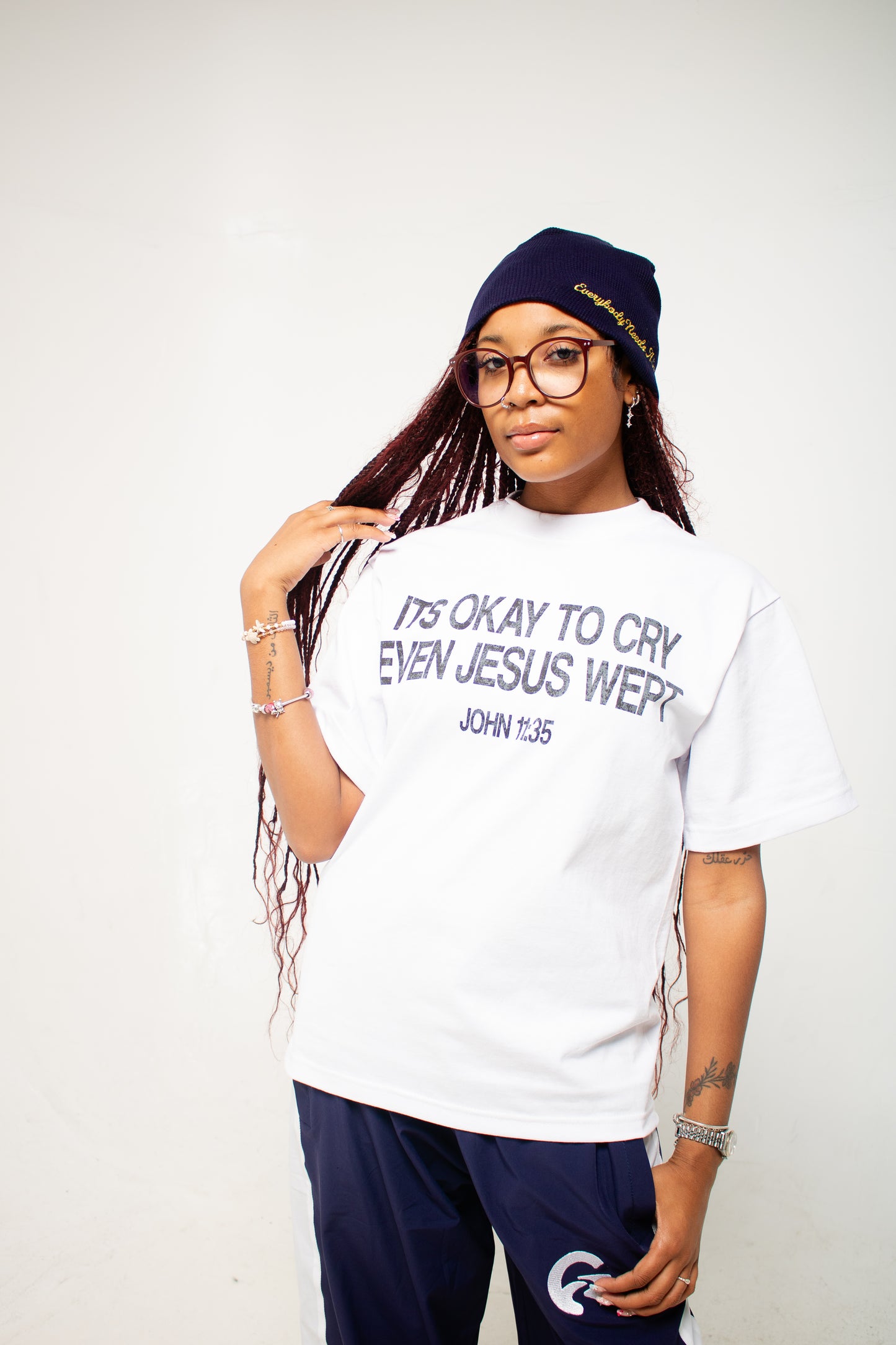 JESUS WEPT T-SHIRT "WHITE"