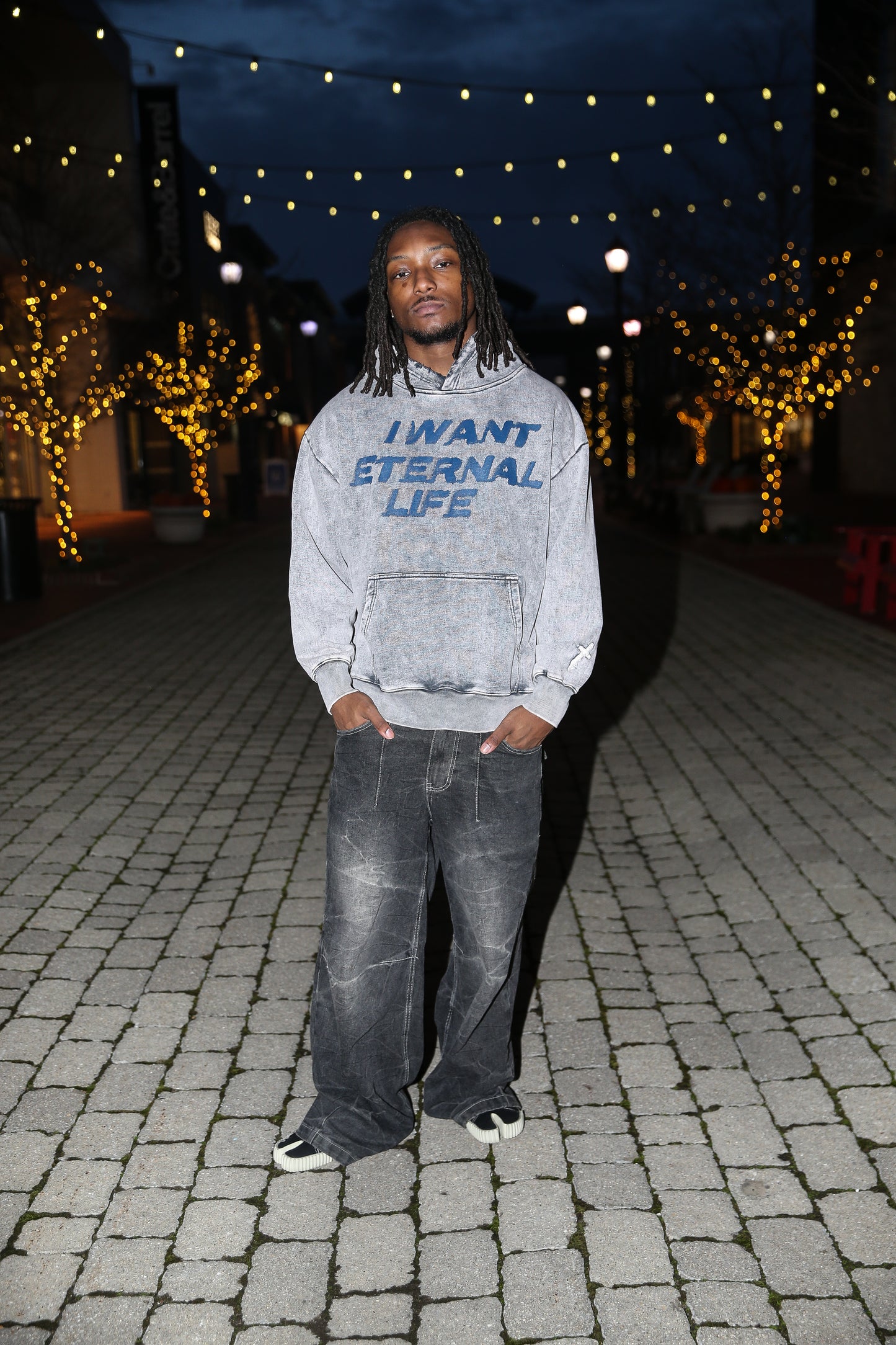 ETERNAL LIFE "STONE WASH" HOODIE
