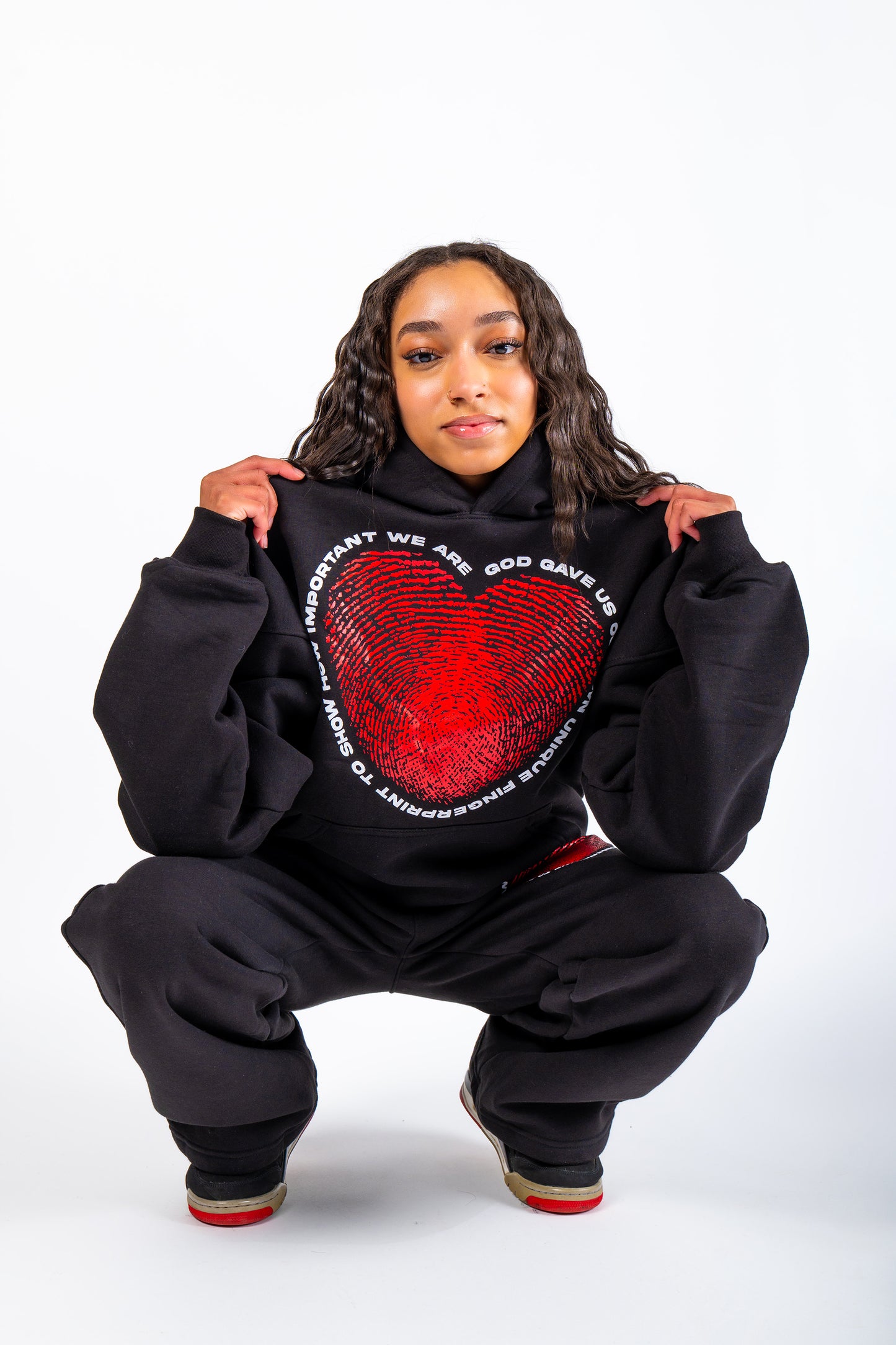 UNIQUE FINGERPRINT HOODIE